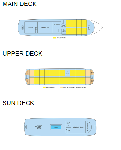 Indochine II deck plan